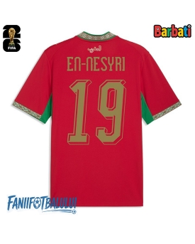 Maroc Youssef En-Nesyri #19 Tricou Fotbal Replică Mondial 2026 Barbati Acasa Maroc Youssef En-Nesyri #19 Tricou Fotbal Replică Mondial 2026 Barbati Acasa